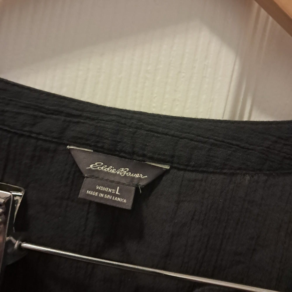 Eddie Bauer Womens Gray Blouse - Picture 4 of 5